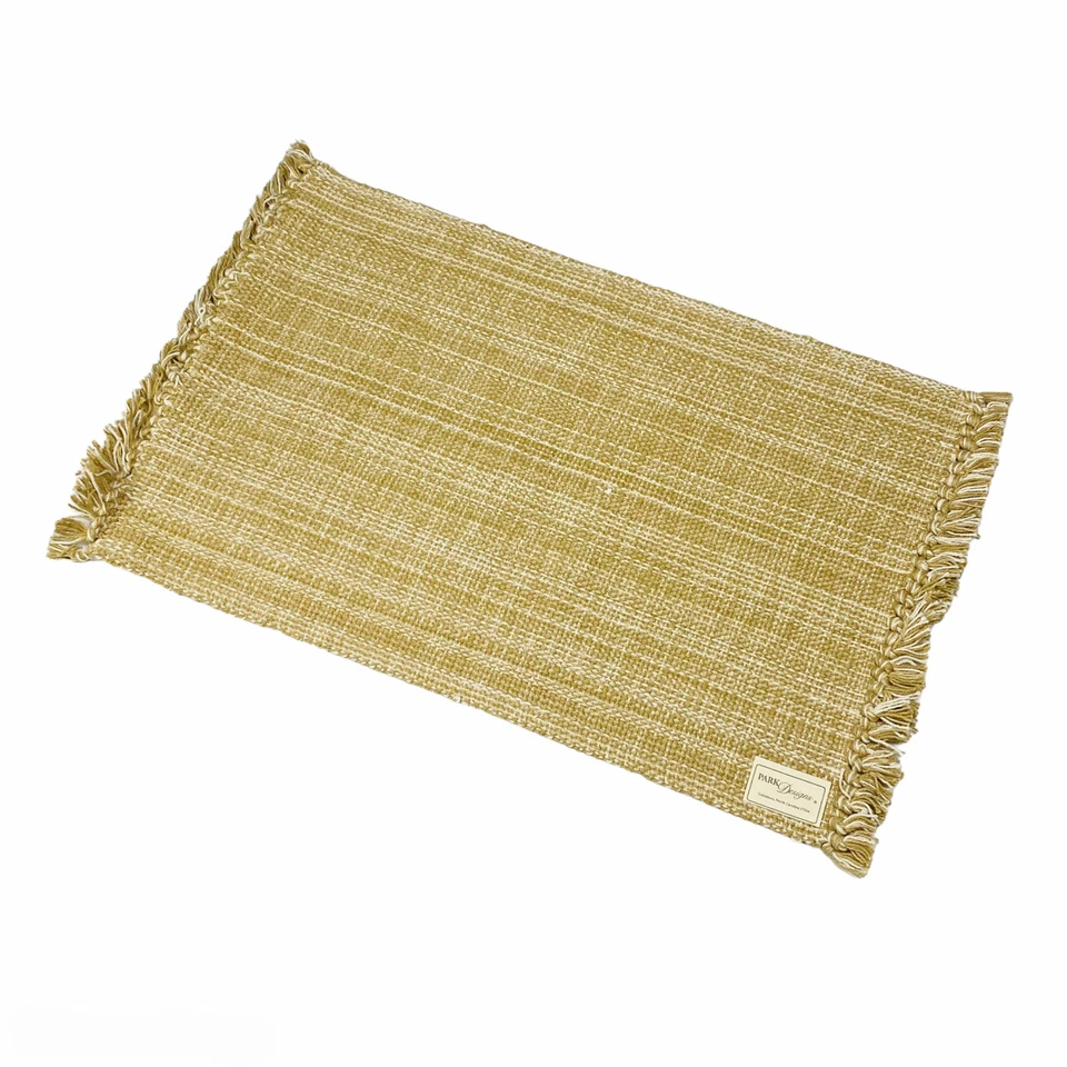 Casual Classics Wheat Color Solid 100% Cotton Single Placemat - Image 1 of 1