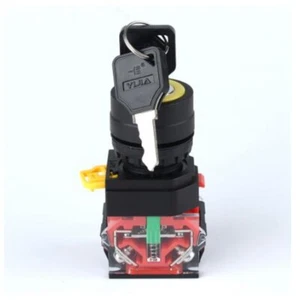 22mm The key rotary switch LA36-20Y Knob/Selector Switch 2/3 Positions Momentary - Picture 1 of 11