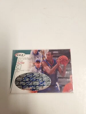 2001 Sage Authentic Autograph A19 Steven Hunter 11/20 Rookie Auto - Image 1 of 4