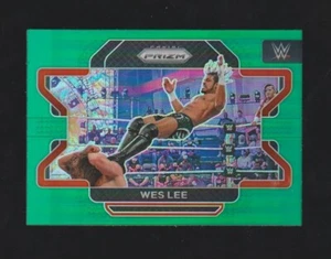 2022 Panini Prizm WWE Wes Lee Green Prizm #14 - Picture 1 of 2