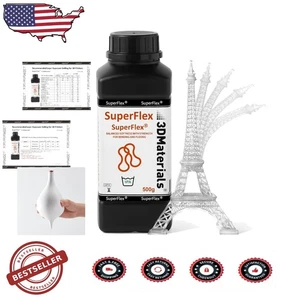 Superflex 3D Resin 500g Clear 80A Soft Flexible Rubber - Made in Korea - Bild 1 von 9