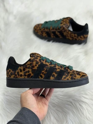 Adidas Campus 00s Leopard Black Womens JH9768 NEW Multi Sz - Image 1 of 4