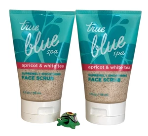 Bath & Body Works True Blue Spa Aprikose & weißer Tee Gesichtspeeling x 2 - Bild 1 von 2