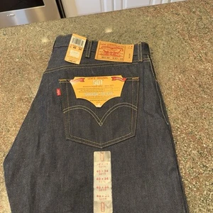 Pantalones de mezclilla vintage Levi's 501 XX stock muerto encogibles para ajustar talla 40 nuevos con etiqueta - Imagen 1 de 13
