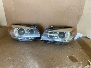 2013-15 Bmw X1 Xenon Head Light Set OEM. Driver & Passenger Side. Tabs Intact - Picture 1 of 24