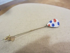 PIN PALO 3" ESMALTE LUNARES VINTAGE HECHO A MANO - Imagen 1 de 2