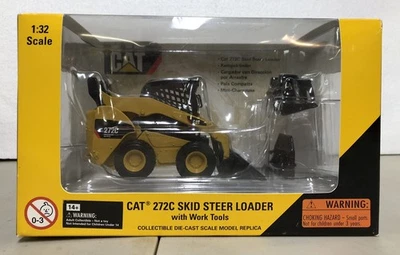 Norscot 55167 CAT 272C Skid Steer Loader 1:32 Scale Diecast - Image 1 of 4