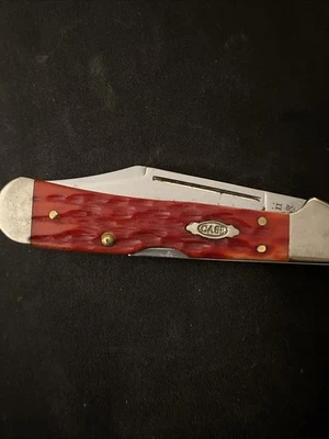 Mini cuchillo Coperlock Case XX 61749 L 2020 rojo antiguo hueso liso recubierto de PVD Foto 1 de 4