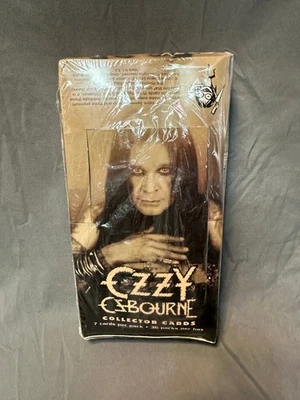 Tarjetas Coleccionistas Ozzy Osborne 2001 De Colección Caja SELLADA 36 paquetes Black Sabbath Trading Foto 1 de 4