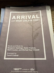 Arrival With What Child Is This Brentwood SATB , New - Picture 1 of 3