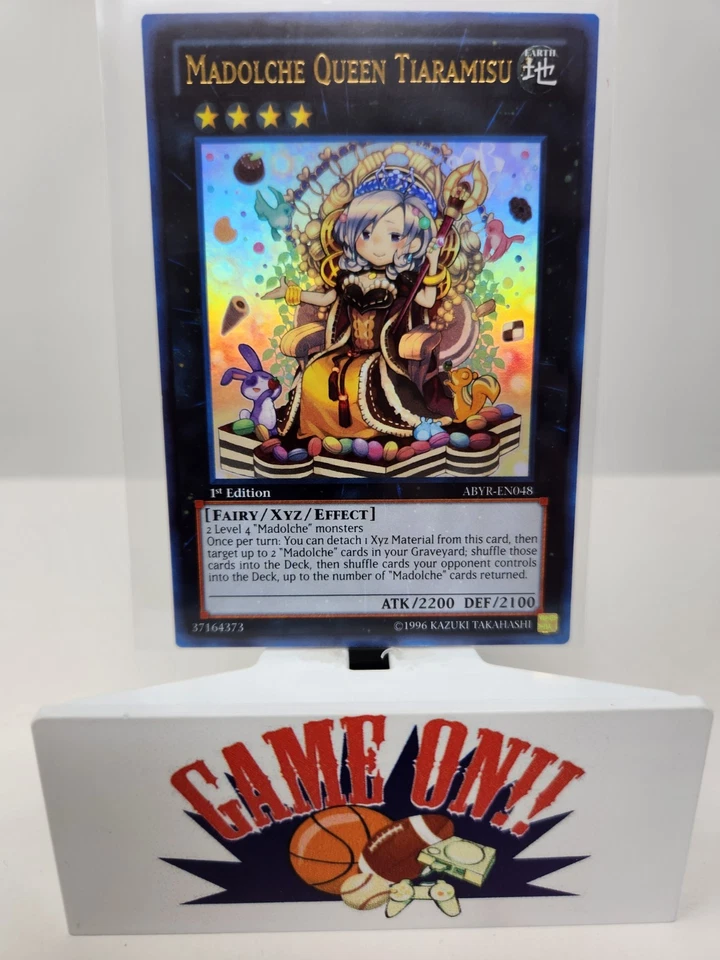 YuGiOh Madolche Queen Tiaramisu ABYR-EN048 1st Edition Ultra Rare NM - Image 1 of 2