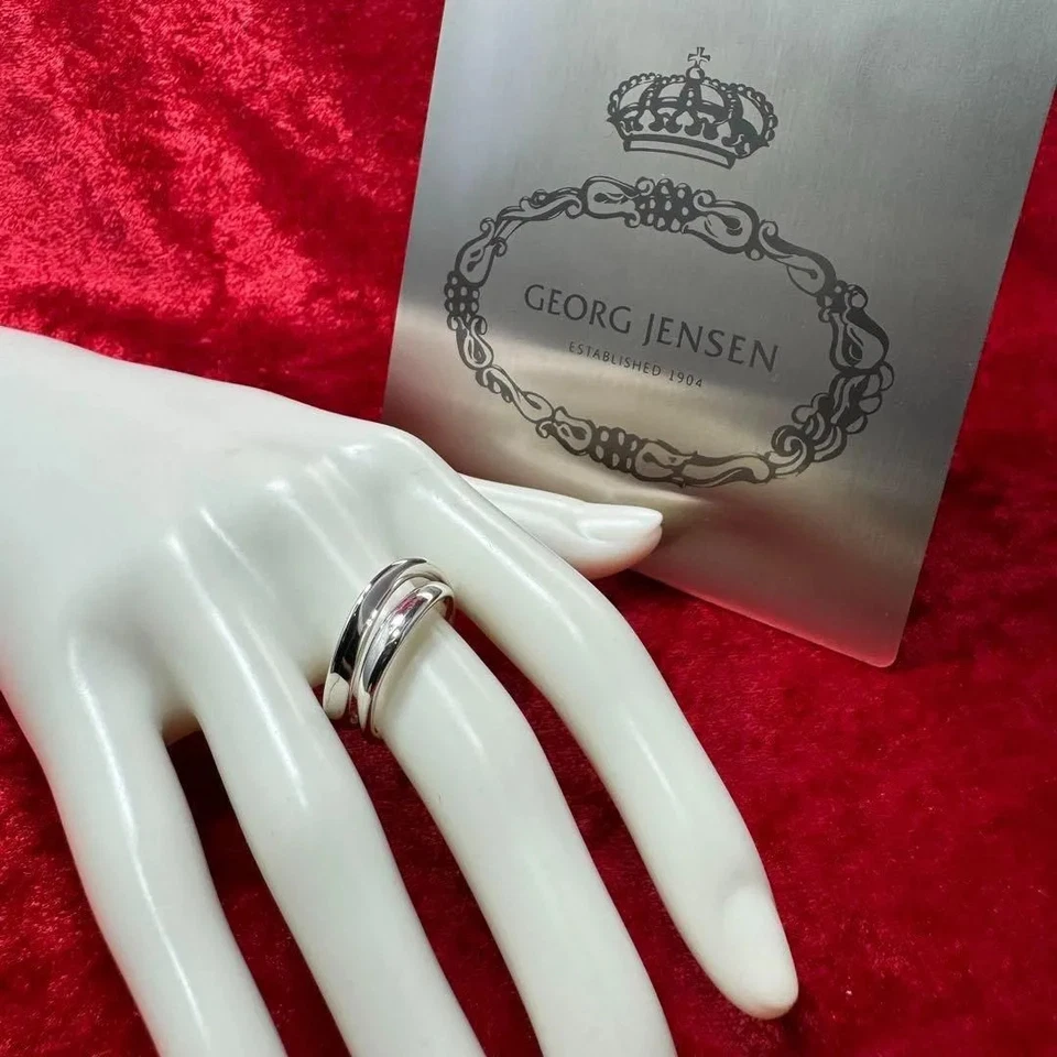 Anillo para mujer GEORG JENSEN Mobius modelo 369 Torun plata de ley 925 talla EE. UU. 5 Foto 1 de 4