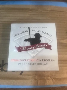 2022 P BU Negro Leagues Baseball Silber Dollar - Bild 1 von 4