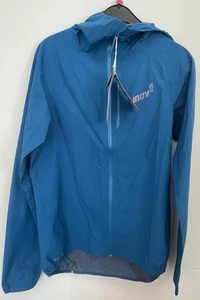 Inov8 Stormshell Full Zip V2 Jacket Blue Running Ultra Kit Trails Waterproof - Picture 1 of 15