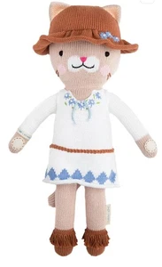 Cuddle+Kind handgestrickte Puppe Mini Chelsea die Katze 13 Zoll 59 $  - Bild 1 von 6