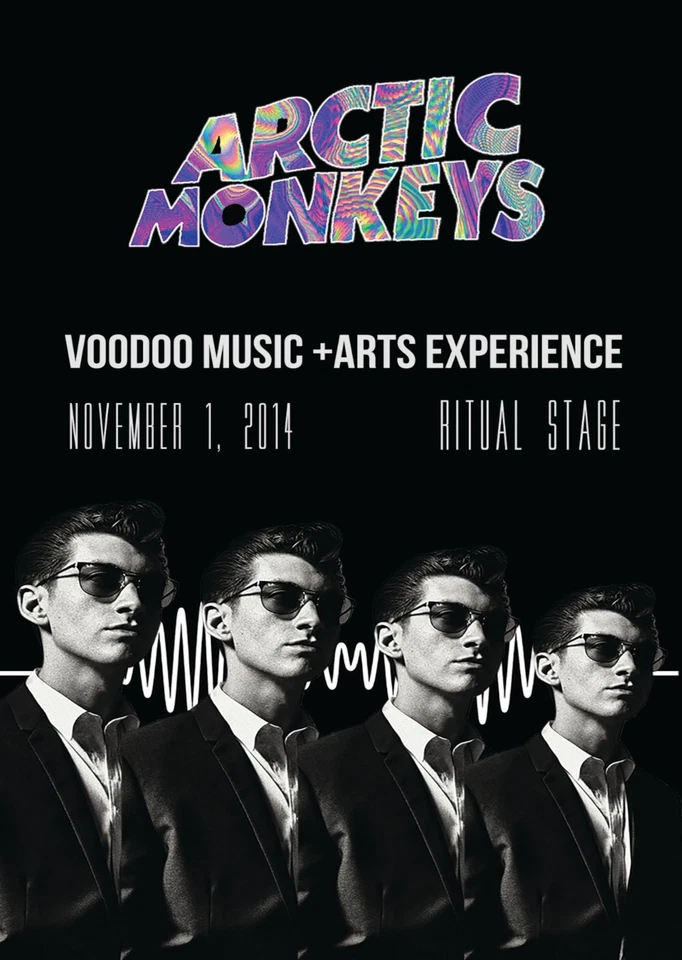 Arctic Monkeys - November 2014 - A4 Mini Print/Poster - Image 1 of 1