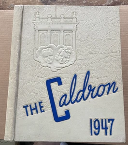Vintage 1947 CENTRAL High School Yearbook Fort Wayne Ind SIGNATURES PERSONALIZED - Imagen 1 de 16