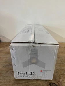 MinkaAire F753L-BNW Java 3 Blade Indoor / Outdoor LED Ceiling Fan *FOR PARTS - Picture 1 of 7
