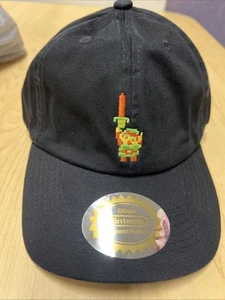 The Legend of Zelda 8 Bit Link Hat Holding Sword Cap Nintendo NWT Adjustable - Picture 1 of 8