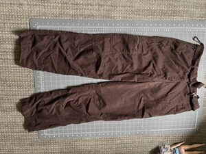 JONES NEW YORK Womens Brown STRAIGHT Pants soft Cotton Belt Cargo SZ 4 - Picture 1 of 5