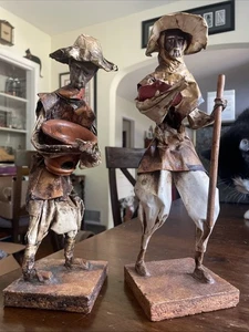 Figuras de arte popular mexicano vintage de papel maché. Hecho a mano. - Imagen 1 de 24