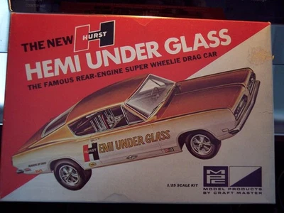 MPC Hurst Hemi Under Glass 717-200 Vintage complete original 1968 very nice - Image 1 of 4