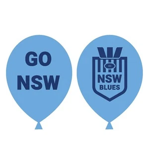 Official NSW Blues State of Origin Party Latex Helium Balloons (10 Pack) - Picture 1 of 1