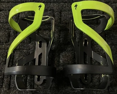 Jaula para botella de agua Specialized Zee Cage II Hyper Green carga lateral derecha izquierda Foto 1 de 4
