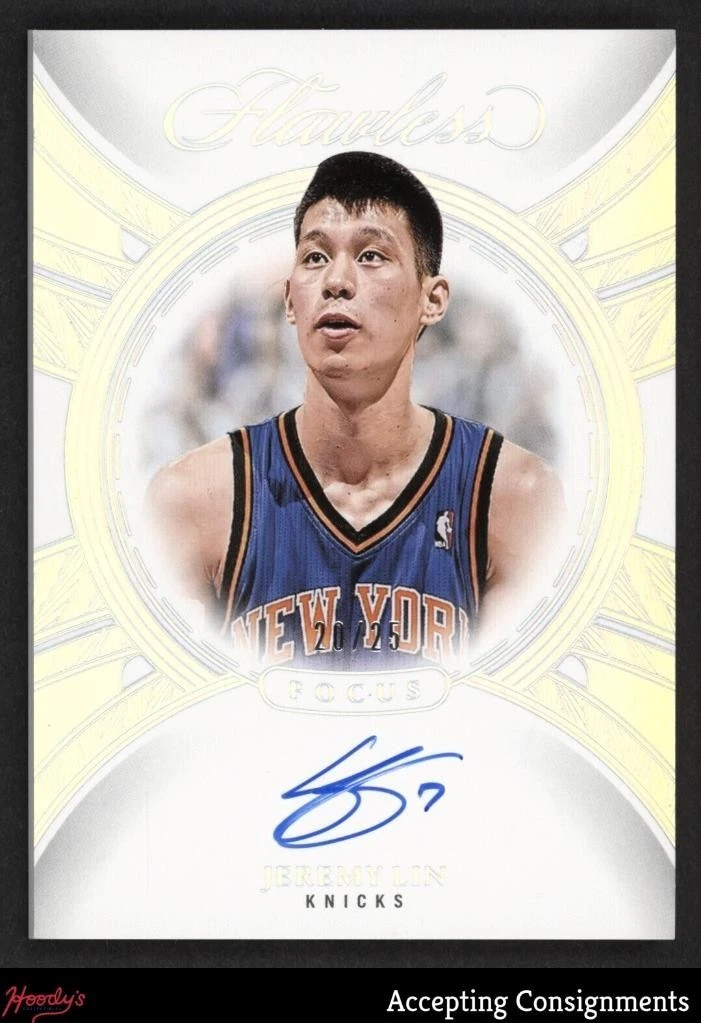 直筆サイン入り写真 ジェレミー・リン ニューヨーク・ニックス SA鑑定