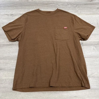 Camisa Coleman Marrón Bolsillo Camiseta Exterior Camping Para Hombres XL Manga Corta Mezcla de Algodón Foto 1 de 3