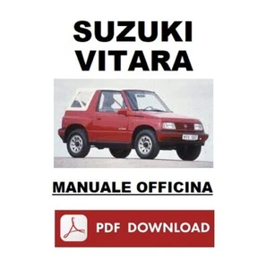 Suzuki Vitara (1988-1998) Manuale officina Istruzioni riparazione e manutenzione - Afbeelding 1 van 1