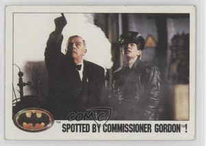 1989 Topps Batman Commissioner Gordon Spotted by ! #37 so5