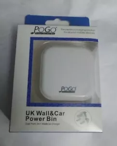 Enchufe de pared euro del Reino Unido, enchufe de automóvil y puertos de carga USB todo en 1 adaptador de enchufe de viaje - Imagen 1 de 9