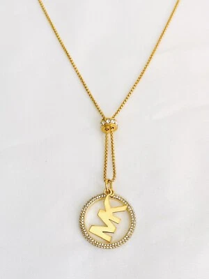 Collar con logotipo de latón dorado MICHAEL KORS Foto 1 de 4