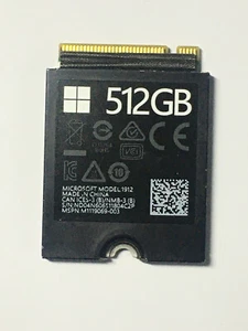 Microsoft Surface Laptop Pro X Model 1912 SSD 512GB NVMe M.2 2230 PCIe 3 x4 SSD