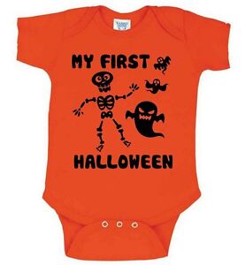 Halloween Baby One Piece "My First Halloween" Bodysuit