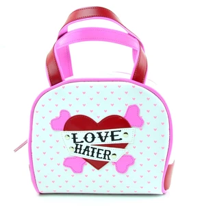 Love Hater Valentine Handbag Punk Gothic Rockabilly Pinups - Picture 1 of 2