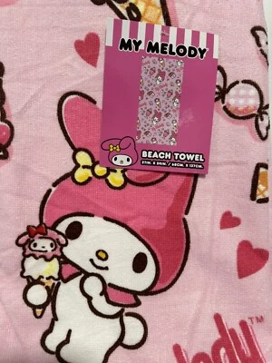 Sanrio My Melody Super Soft Beach Bath Towel, New - Image 1 of 3