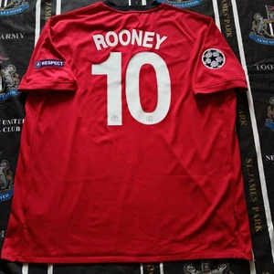 Manchester United Home Football Shirt Jersey Nike 2009 2010 Wayne Rooney 3XL - Picture 1 of 10