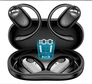 Open Ear Headphones, Open Ear True Wireless Earbuds Bluetooth 5.3, Wireless - Picture 1 of 6