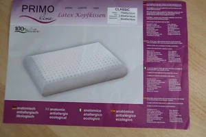 NEU Latex Kopfkissen 60x40x14 gekauft für 39,90 von Primo Line Nackenstützkissen - Bild 1 von 17