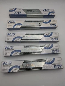 HLC Soft-Close Drawer Slides Ball Bearing Full Extension 10" 100lb Limit 5 Pack - Picture 1 of 6