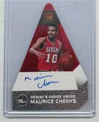 2011-12 Panini Crown Royale Maurice Cheeks Red Panini's Choice Award Auto #65/74 - Image 1 of 2