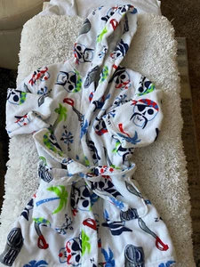 Steve Swim Boys Sz. 4/5 Hooded Terrycloth Robe. Cute, Exc. Condition  - Picture 1 of 11
