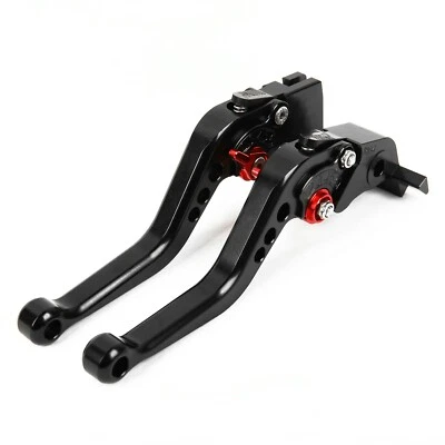 For Yamaha YZF R1	2004-2008 2007 2006 2005 Short Black Clutch Brake Levers US - Image 1 of 4