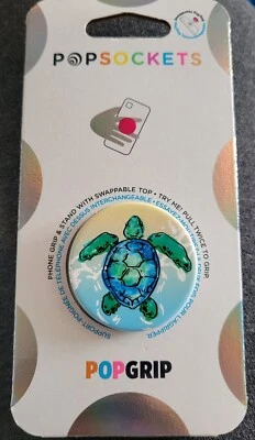 PopSockets Phone Grip Tortuga, Turtle PopGrip & Stand With Swappable Top - Image 1 of 3