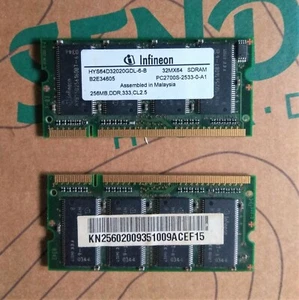MEMORIA PORTATIL SDRAM SO-DIMM 256MB PC2700S. DDR-333MHz - Imagen 1 de 1