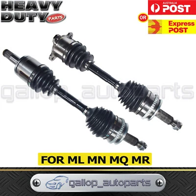 2 Front CV Joint Drive Shaft For Mitsubishi Triton ML MN MQ MR LH + RH Pair - image 1 of 4