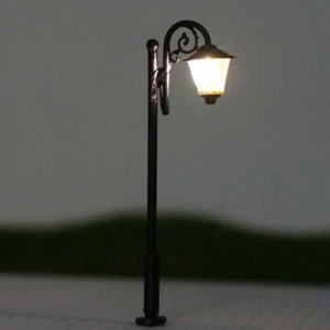 LYM36DE 10 Stk. LED Lampen 50mm Spur N / TT Leuchte Straßenlampen NEU - Bild 1 von 4