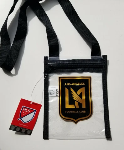 MLS Los Angeles Football Club Plastic ID / Ticket Holder Lanyard Necklace NWT Cover